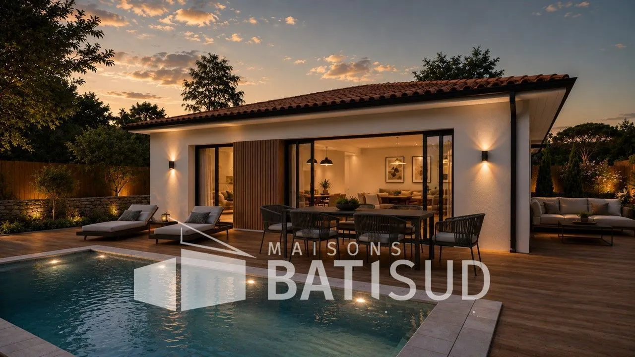 Maison neuve 97 m² à Brach (33480)