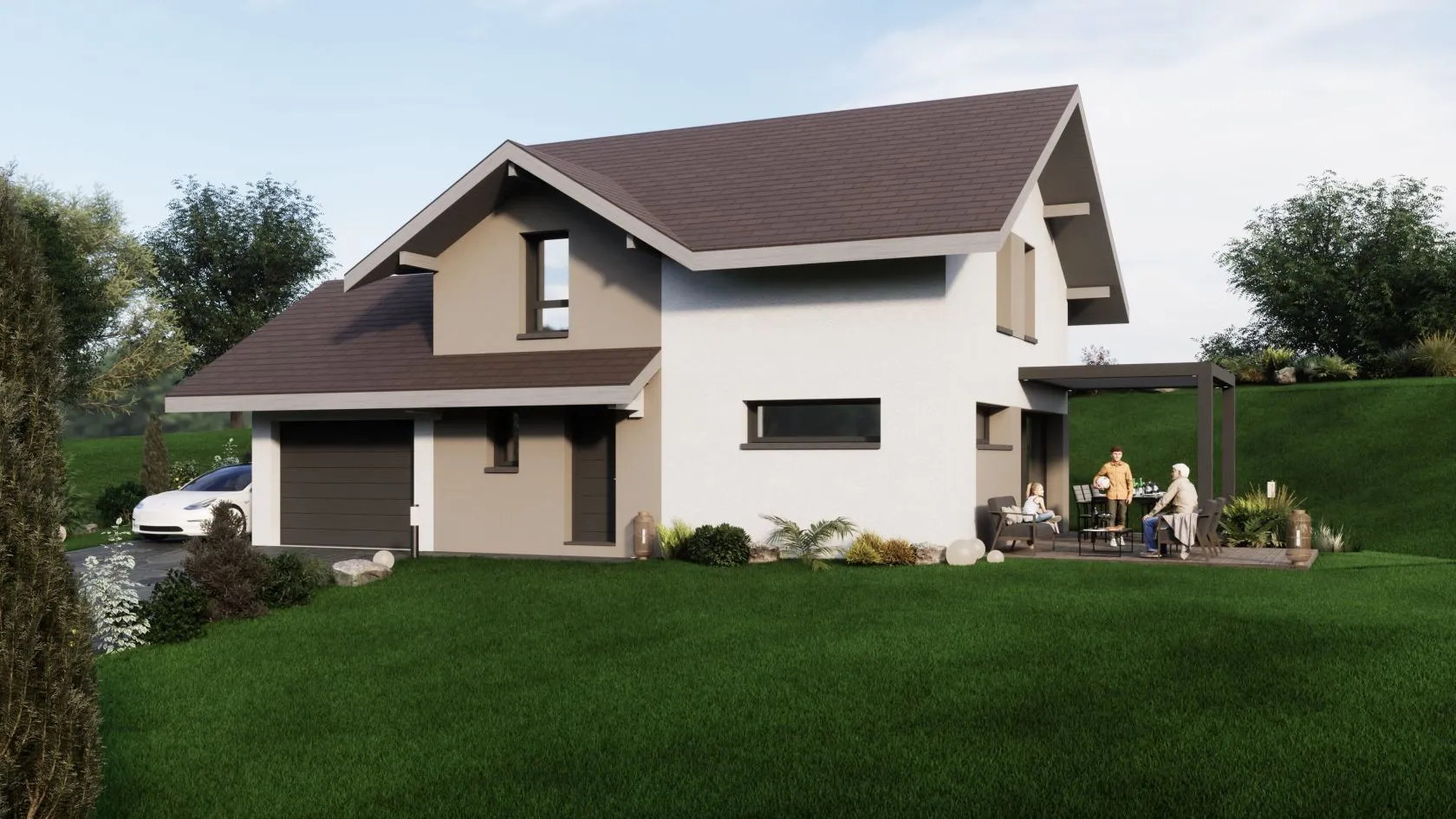 Maison neuve 110 m² à Droisy (74270)