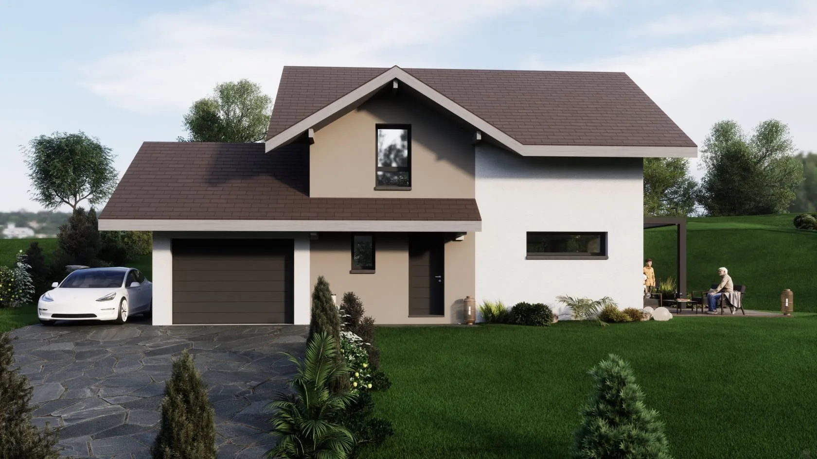 Maison neuve 110 m² à Droisy (74270)