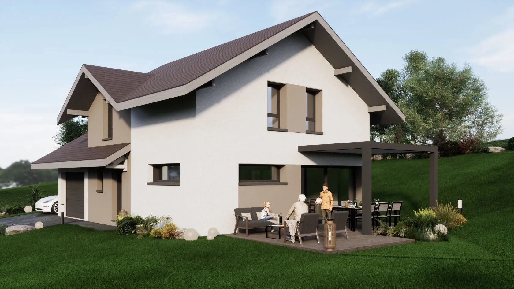 Maison neuve 110 m² à Droisy (74270)