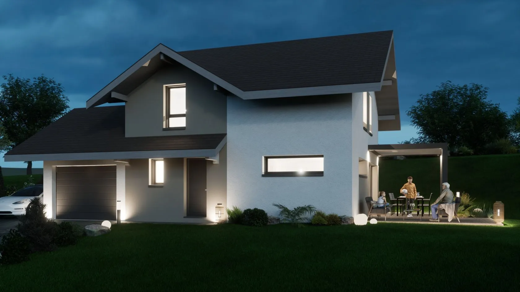 Maison neuve 110 m² à Droisy (74270)