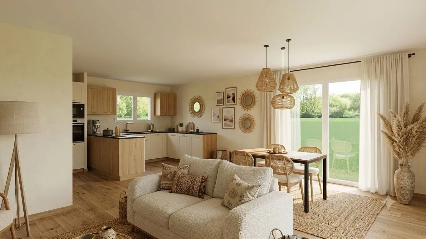 Maison neuve 80 m² à Sames (64520)