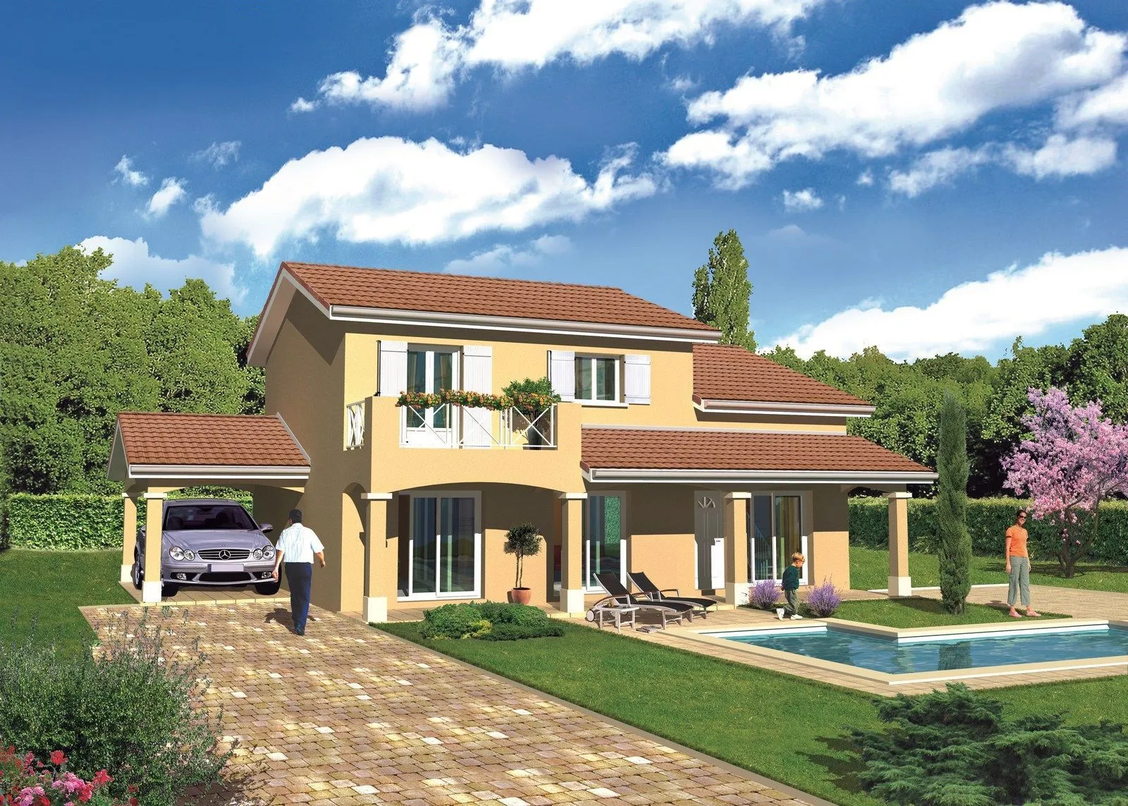 Maison neuve 100 m² à Chalamont (01320)