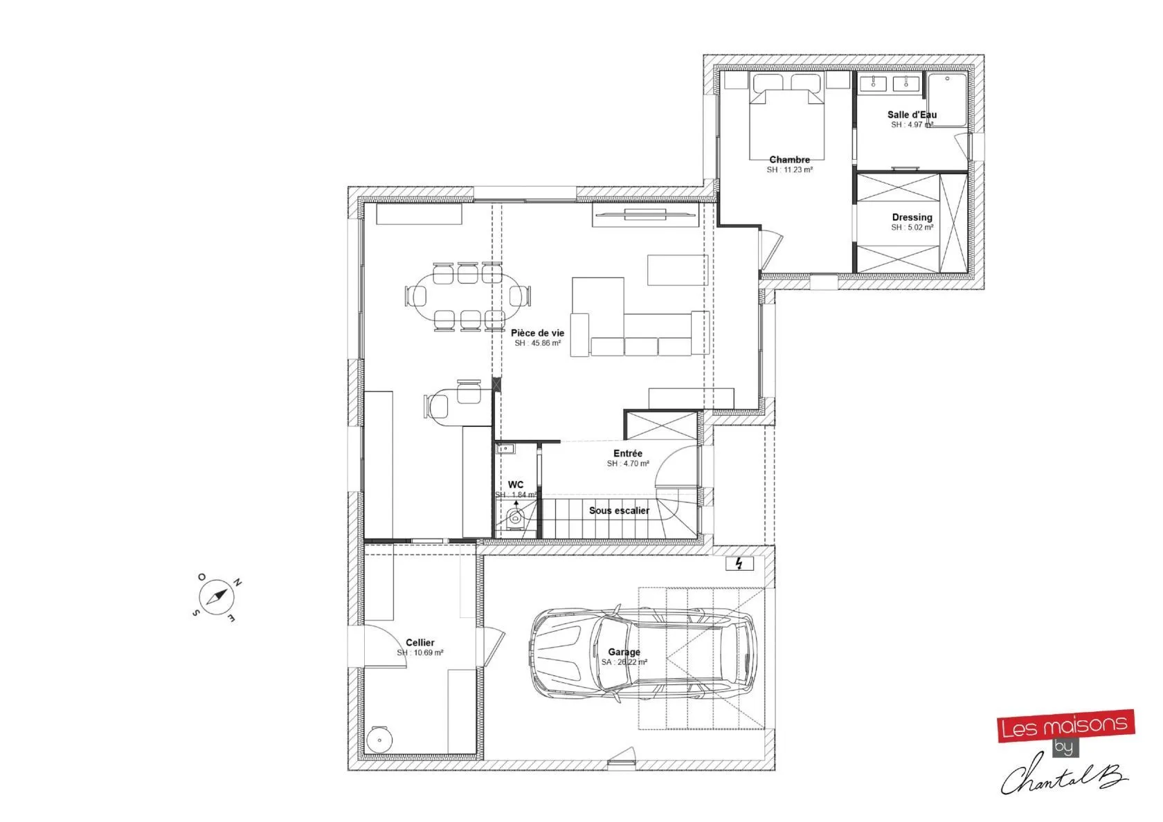 Maison neuve 129 m² à Arvert (17530)