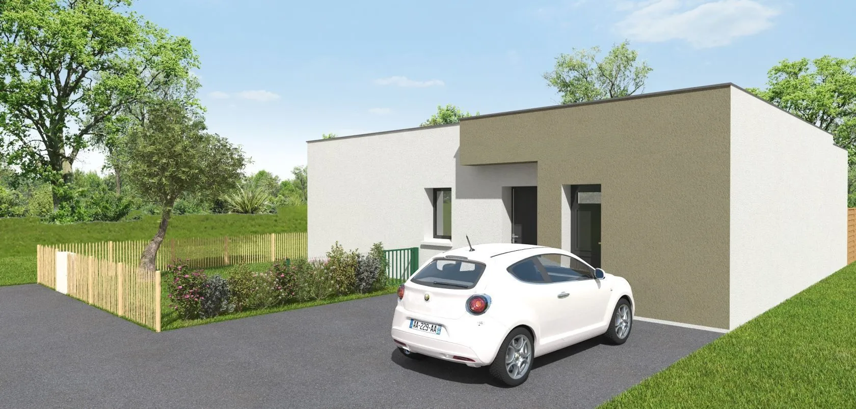 Mpp40-3ch100 — modèle de maison