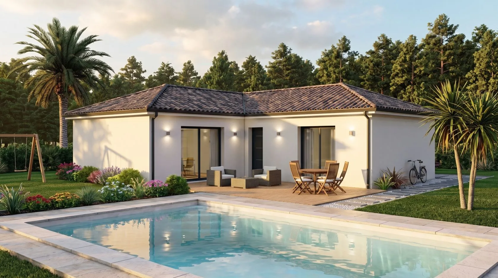 Maison neuve 103 m² à Saint-Geours-de-Maremne (40230)