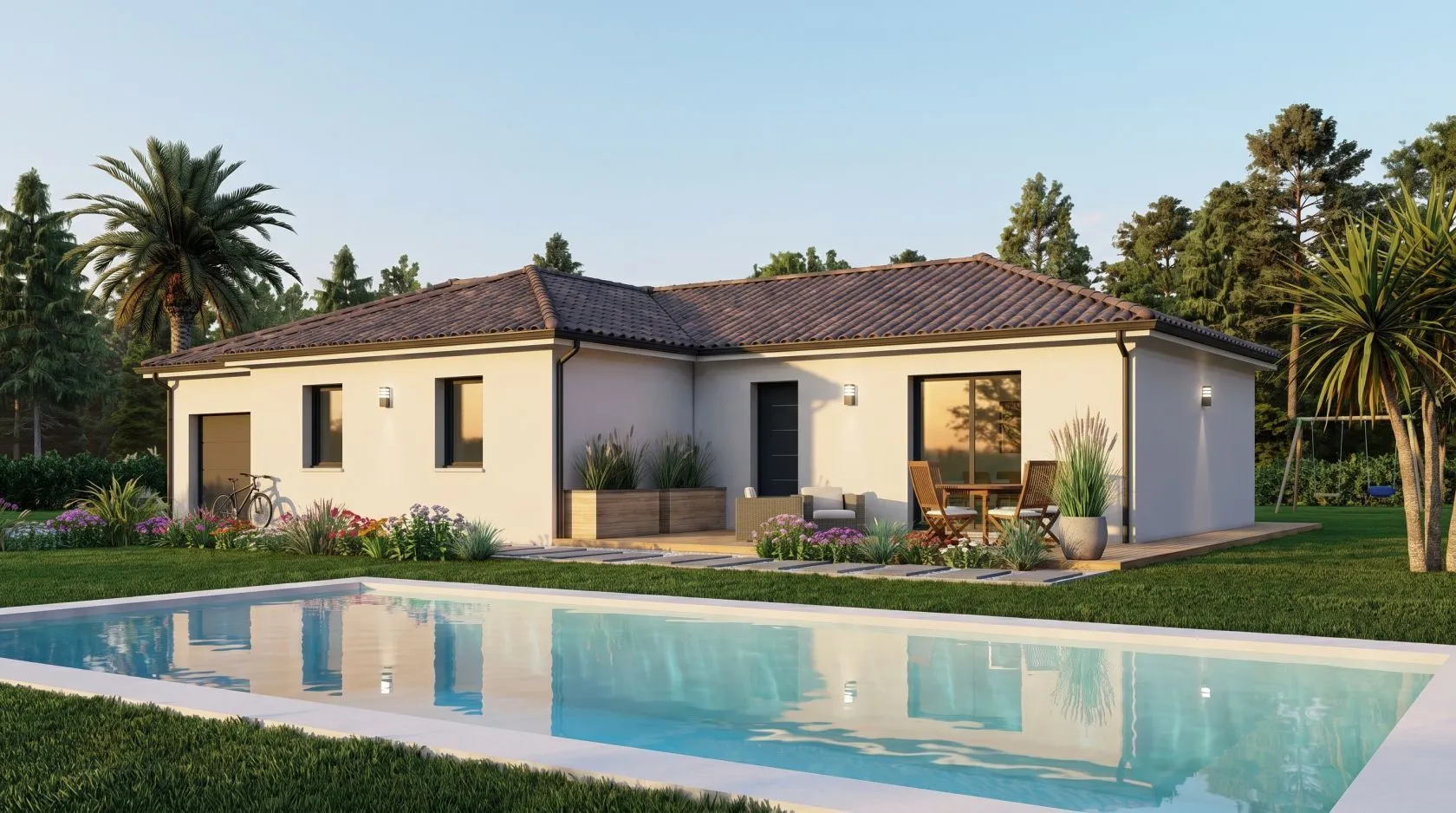 Maison neuve 103 m² à Saint-Geours-de-Maremne (40230)