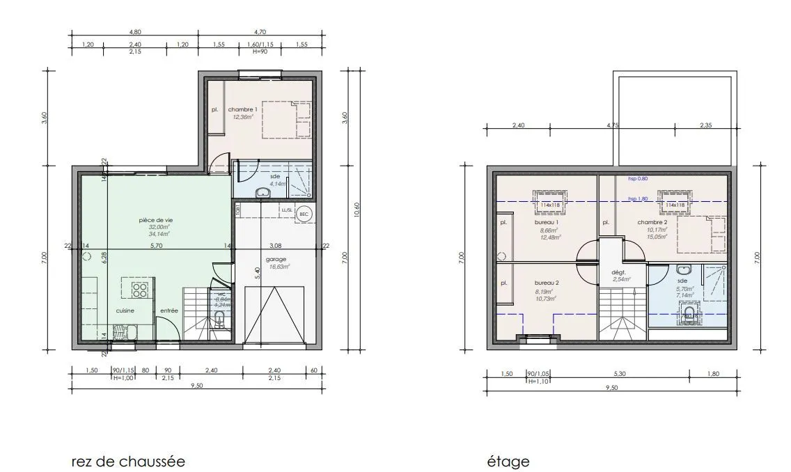 Maison neuve 85 m² à Groix (56590)