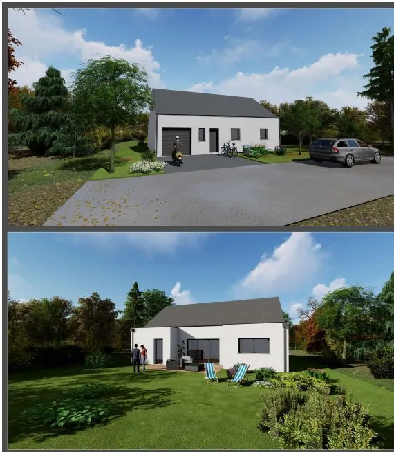Maison neuve 86 m² à Landévant (56690)
