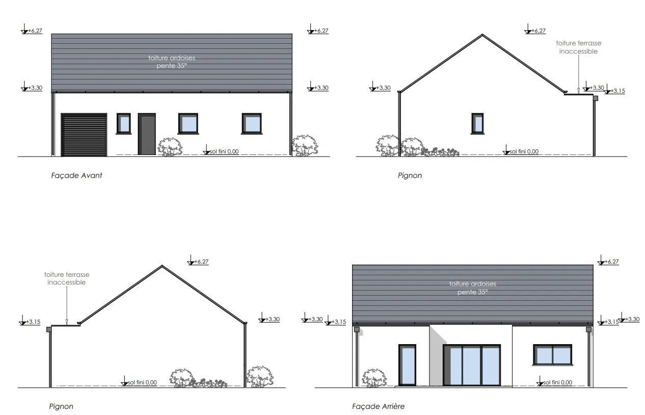 Maison neuve 86 m² à Landévant (56690)