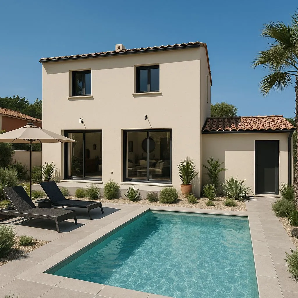 Maison neuve 85 m² à Saint-Mathieu-de-Tréviers (34270)