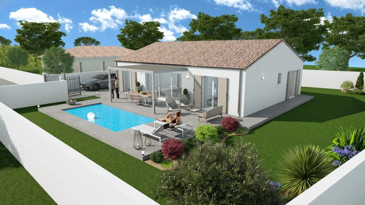 Maison neuve 75 m² à Nézignan-l'Évêque (34120)