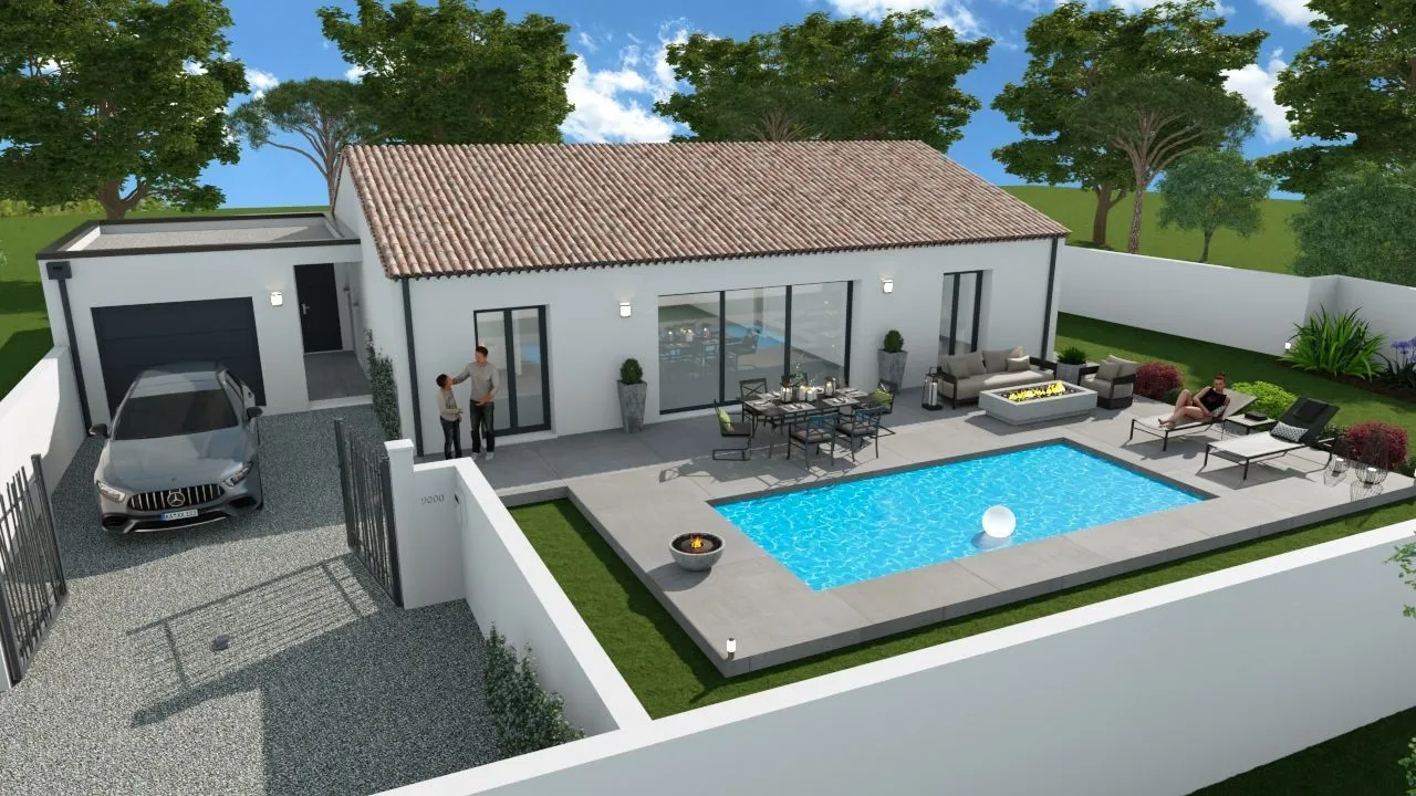 Maison neuve 75 m² à Nézignan-l'Évêque (34120)