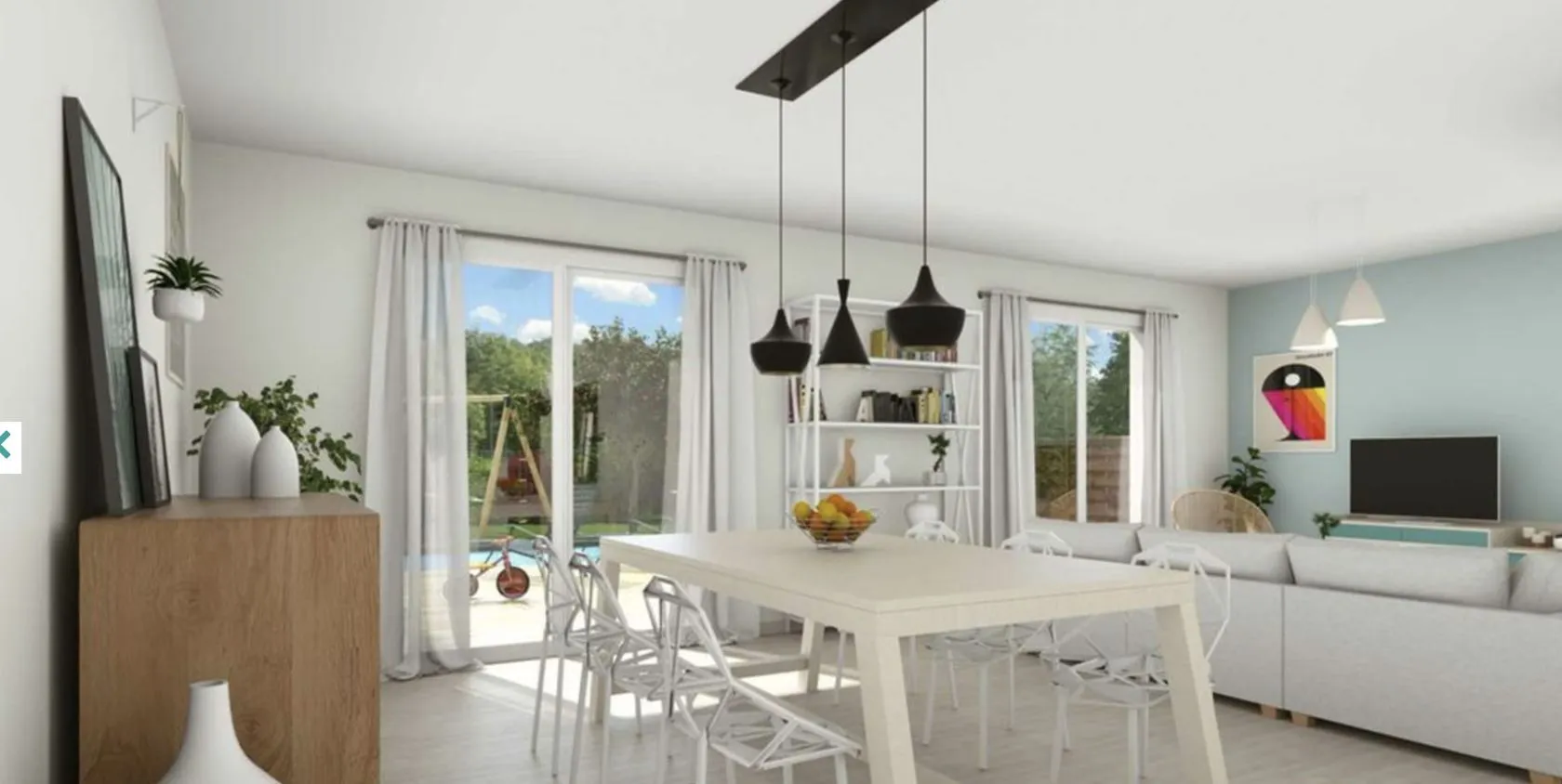 Maison neuve 91 m² à Saint-Théodorit (30260)