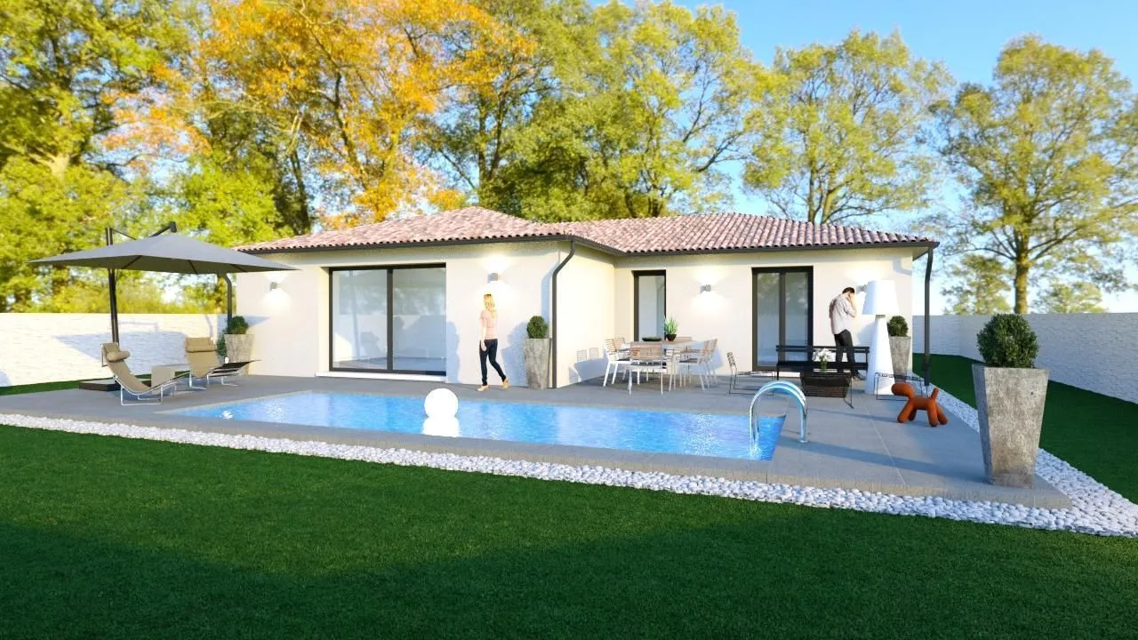 Maison neuve 106 m² à Saussan (34570)