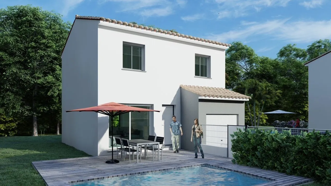Maison neuve 81 m² à Lieuran-lès-Béziers (34290)