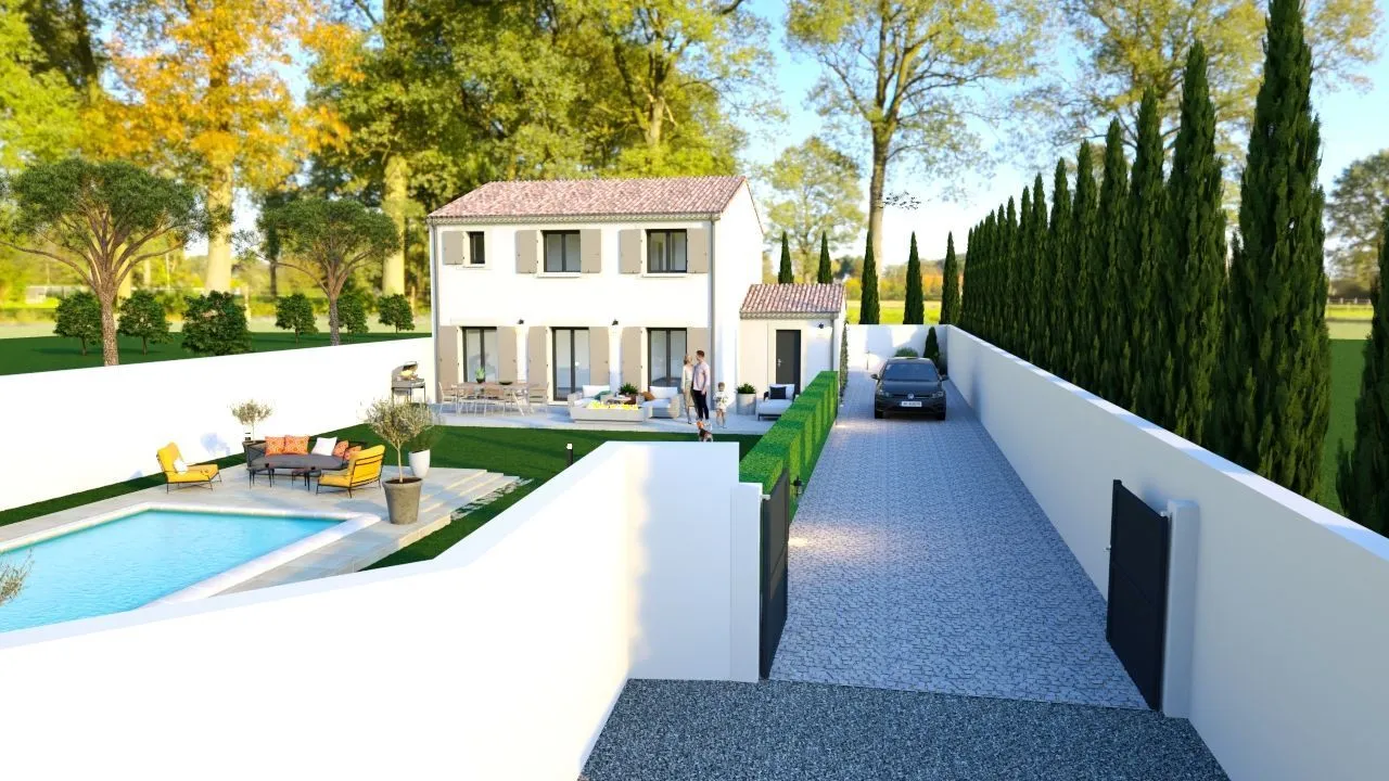 Maison neuve 104 m² à Aimargues (30470)