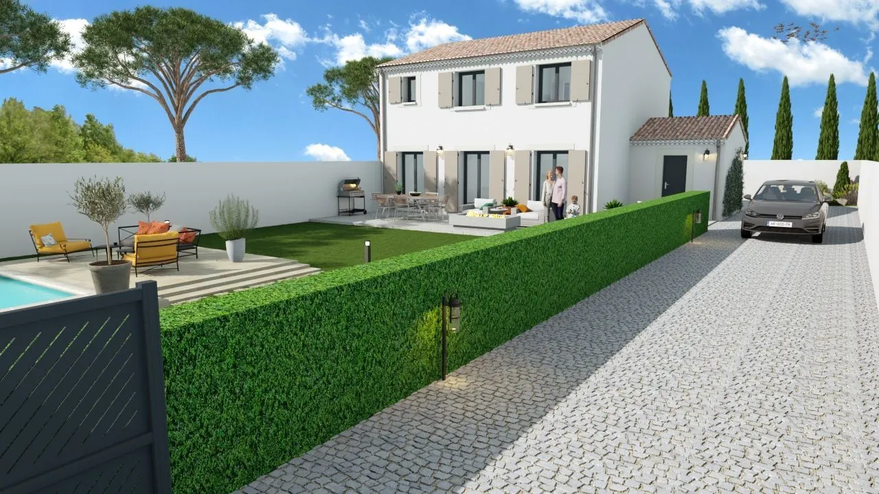Maison neuve 104 m² à Aimargues (30470)