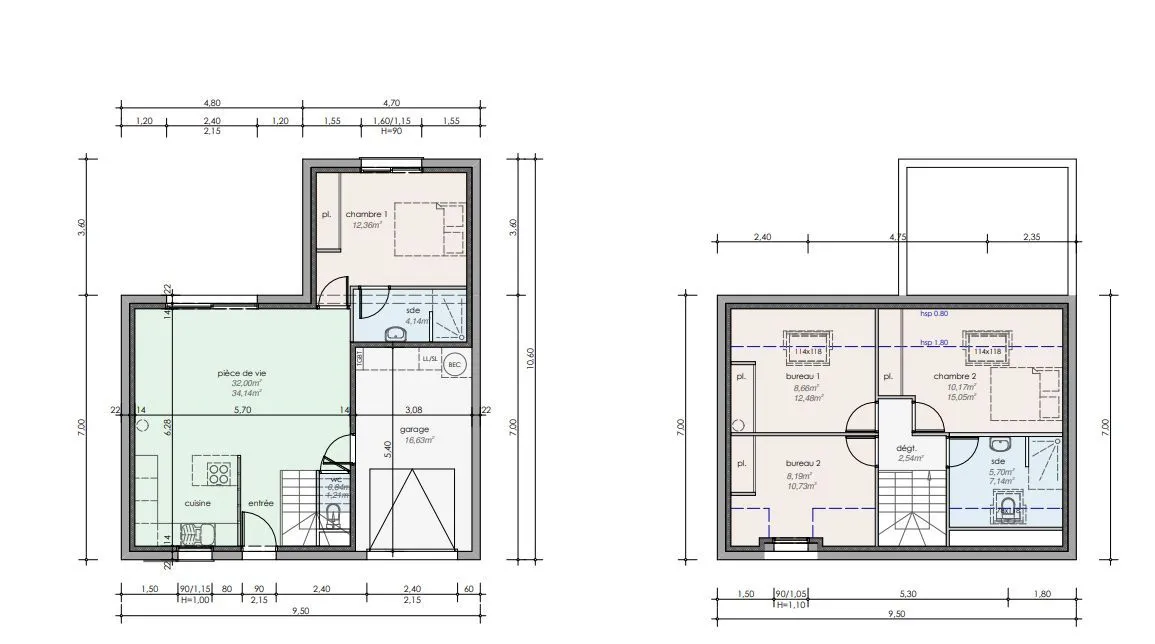 Maison neuve 85 m² à Groix (56590)
