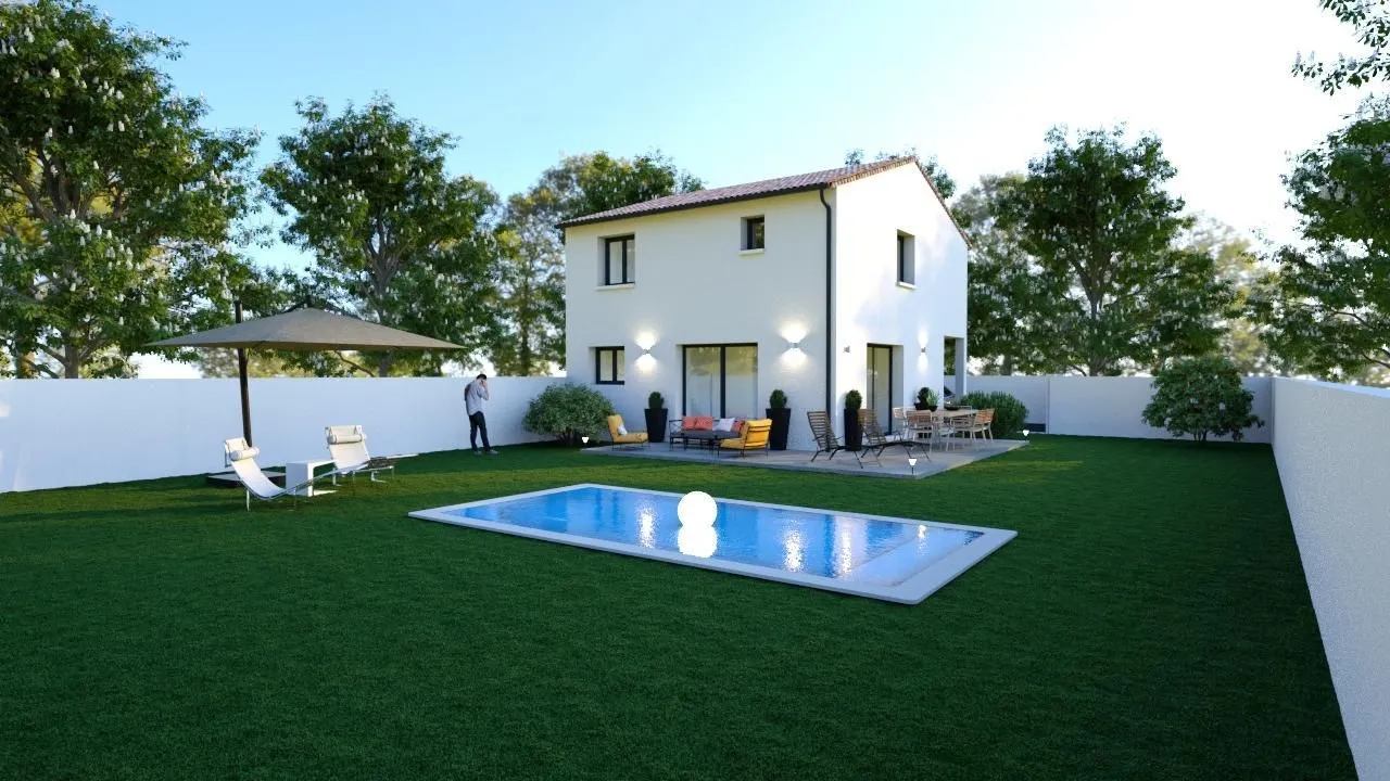 Maison neuve 99 m² à Garrigues (34160)