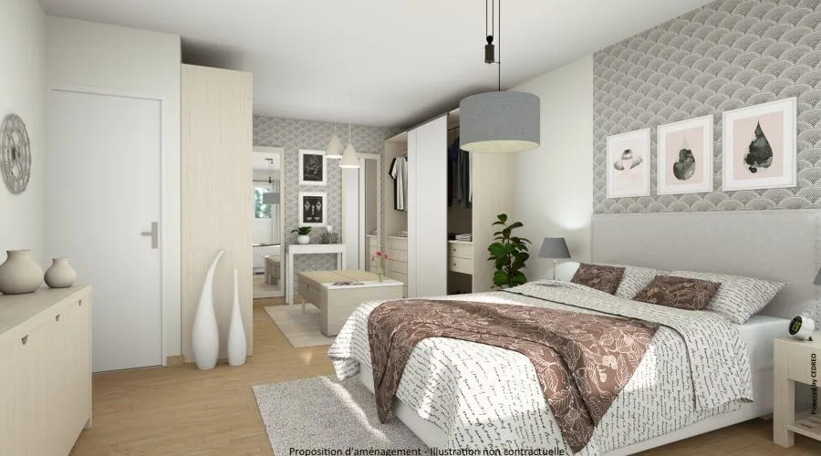 Maison neuve 110 m² à Pouzols (34230)