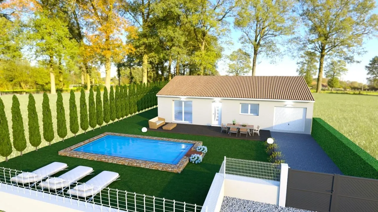 Maison neuve 90 m² à Sallèles-d'Aude (11590)