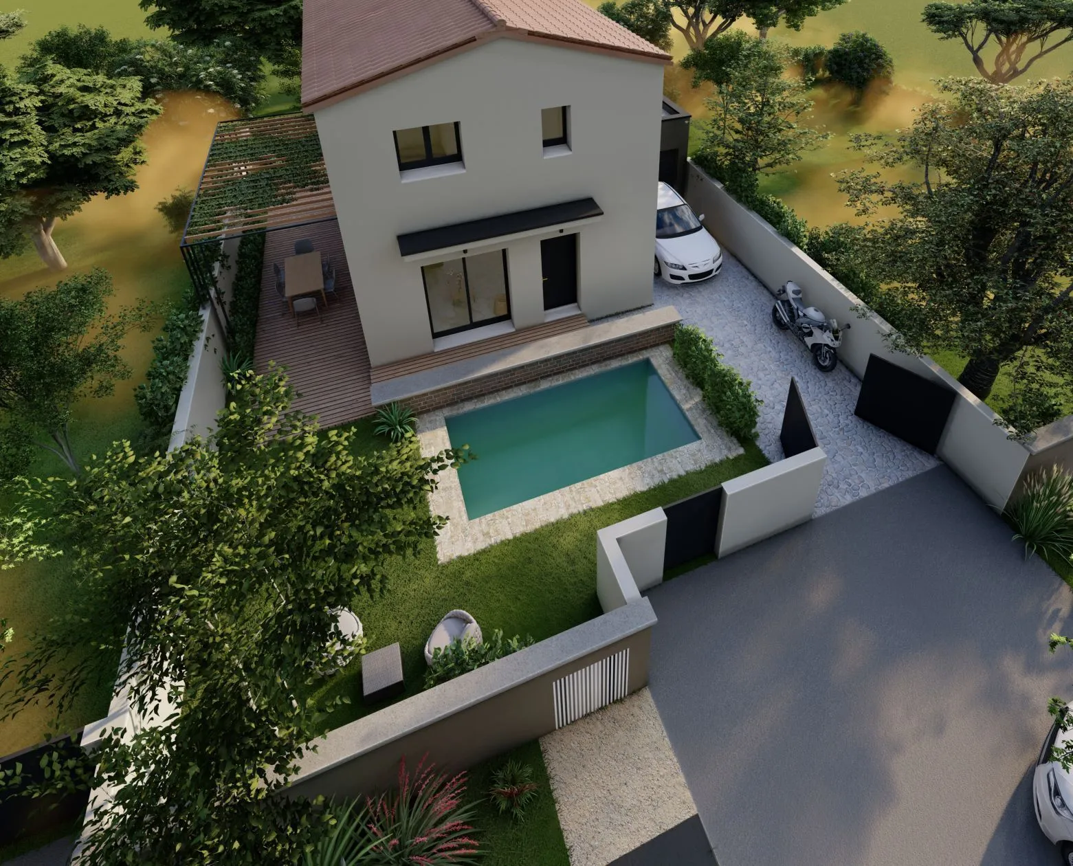 Maison neuve 80 m² à Margon (34320)