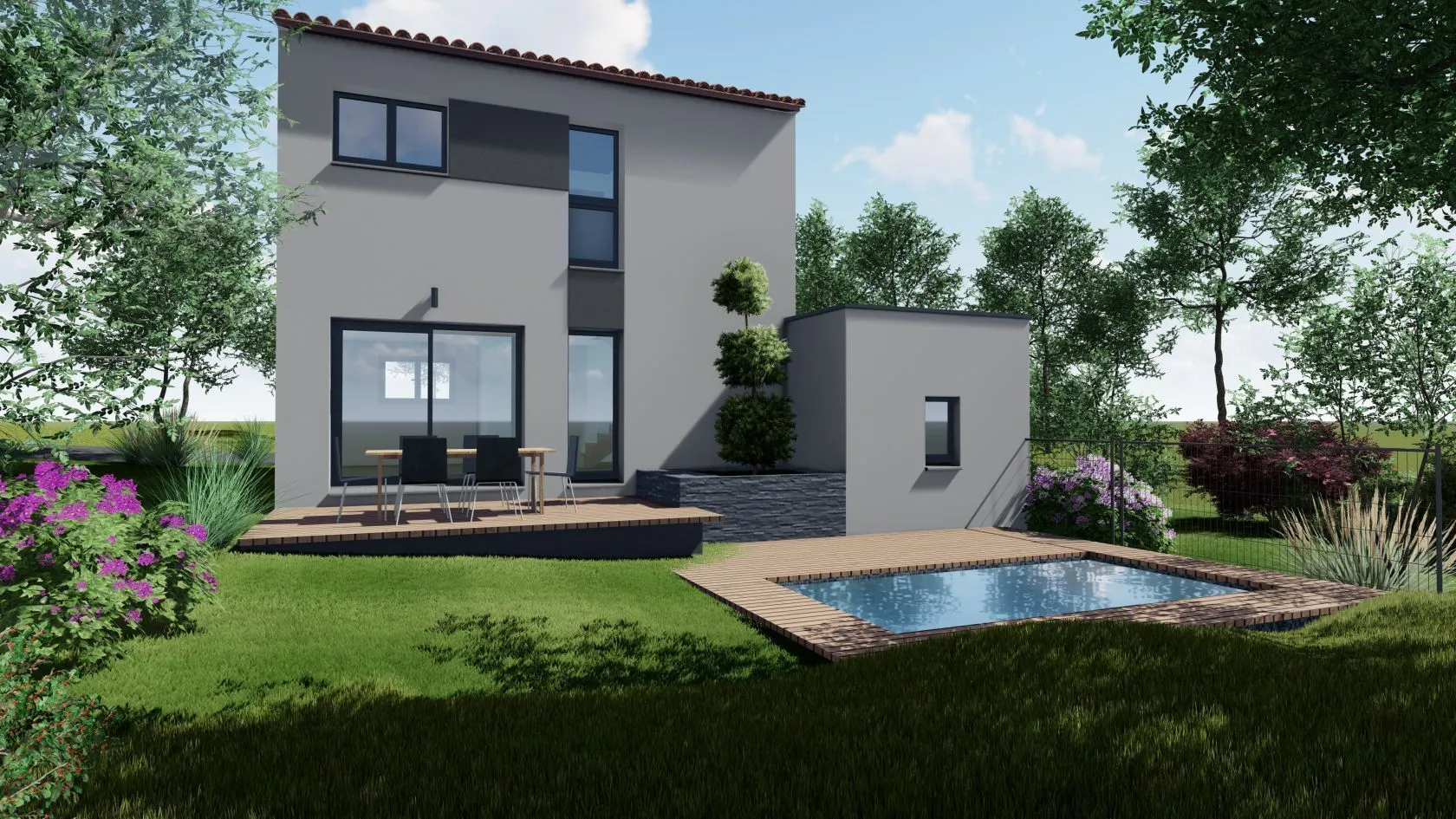 Maison neuve 85 m² à Alignan-du-Vent (34290)