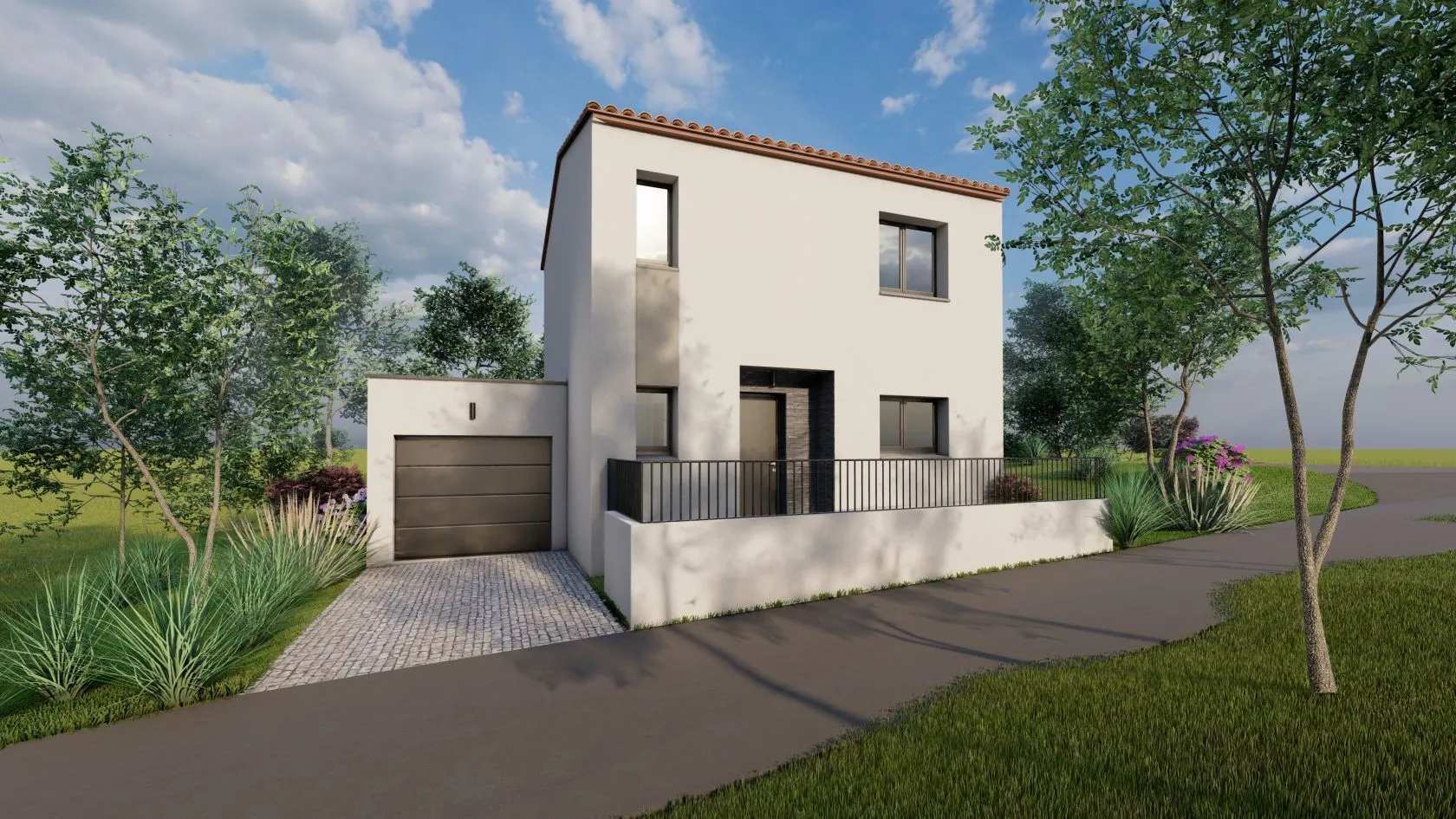 Maison neuve 85 m² à Alignan-du-Vent (34290)