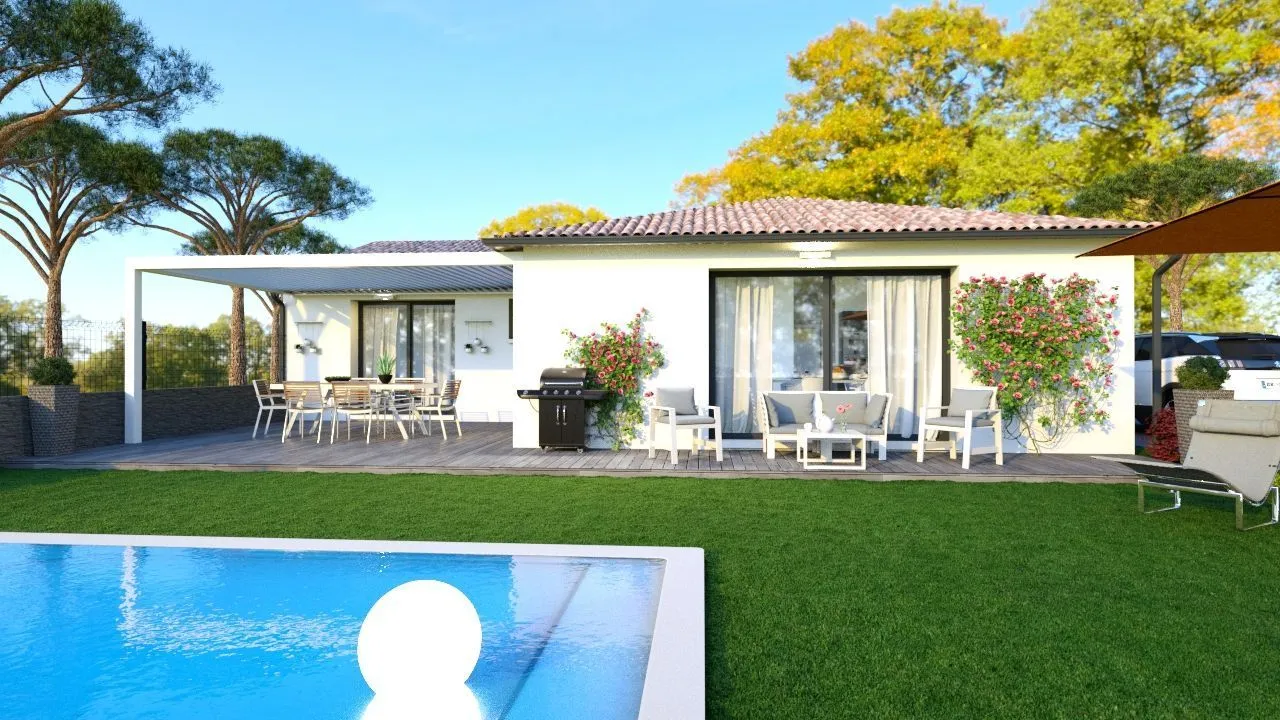 Maison neuve 76 m² à Pinet (34850)