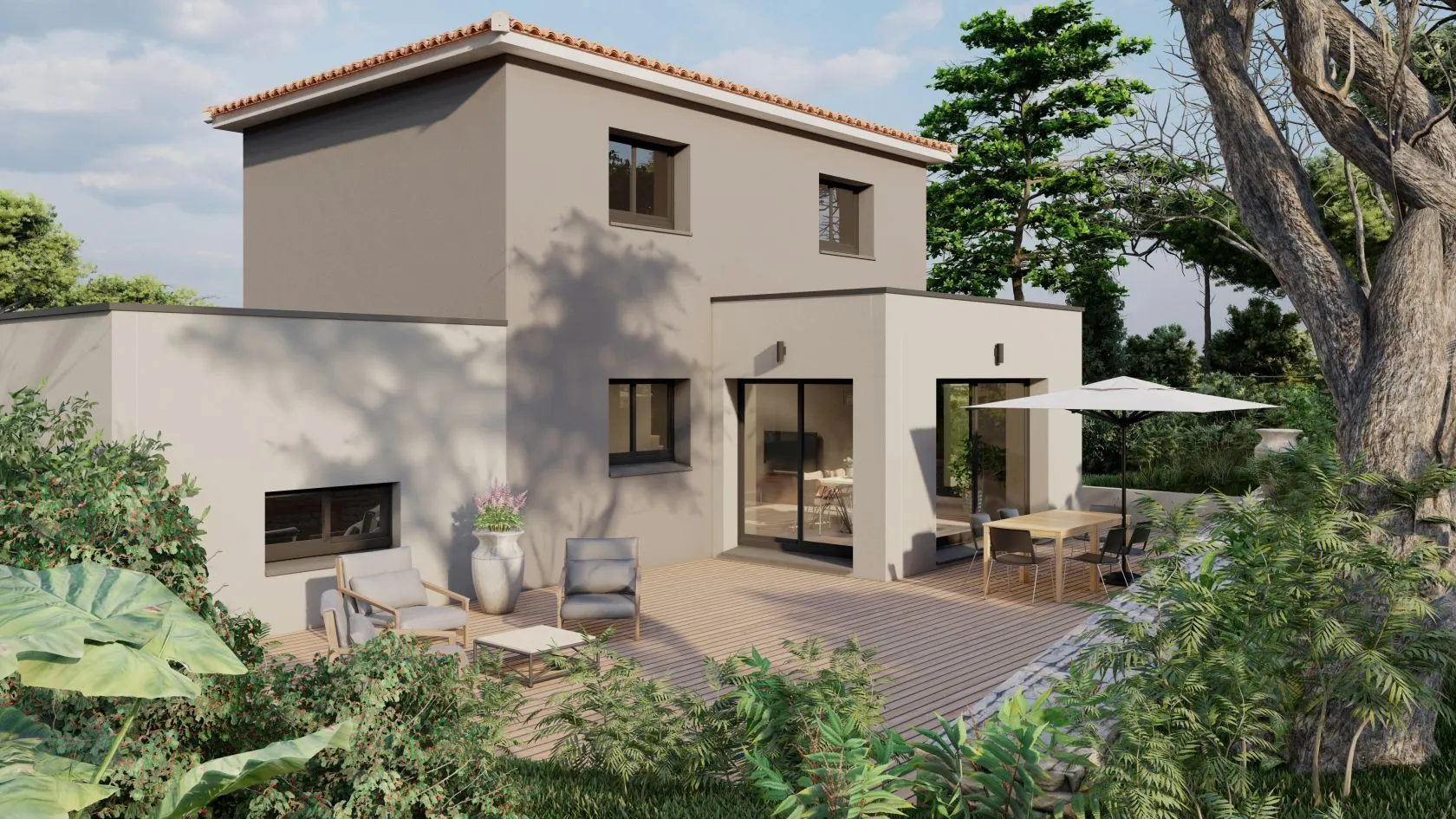 Maison neuve 100 m² à Calvisson (30420)