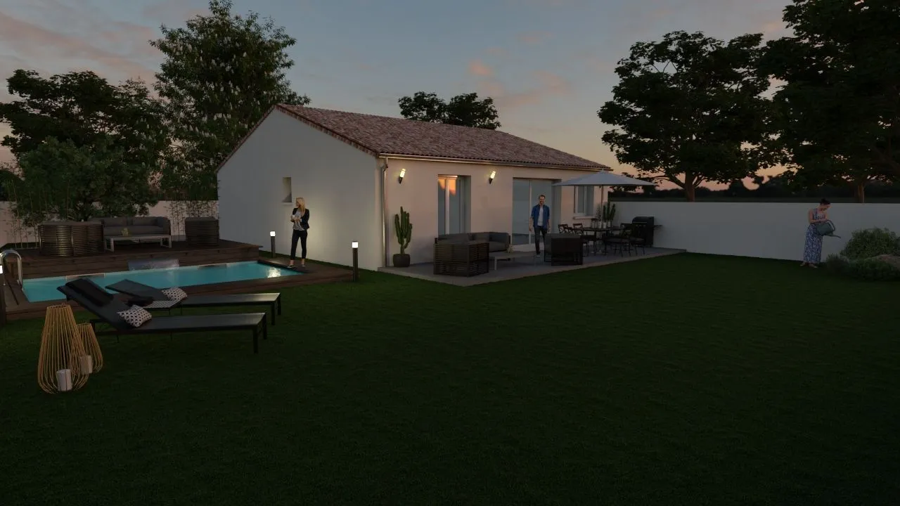 Maison neuve 85 m² à Pollestres (66450)