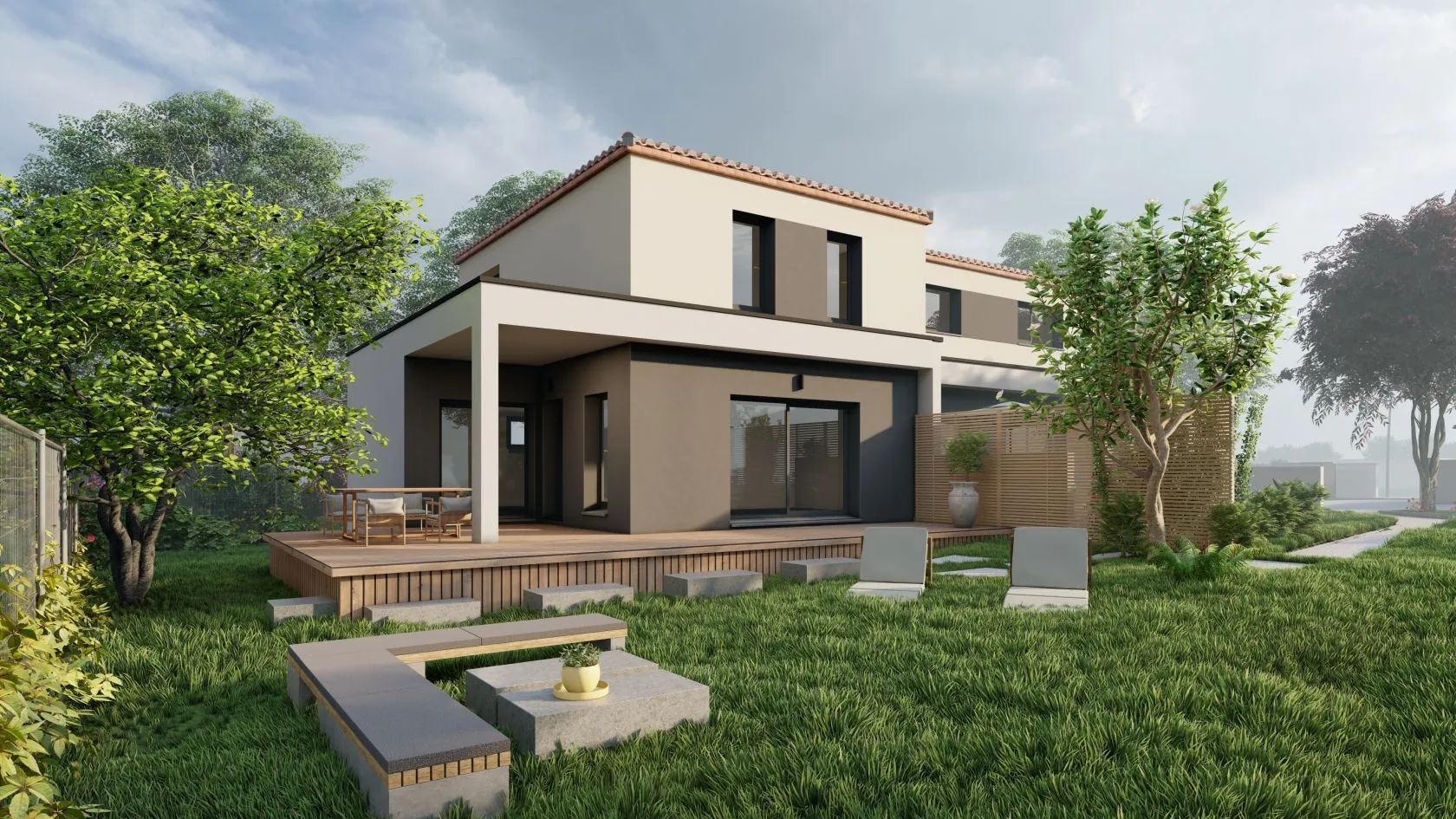 Maison neuve 95 m² à Castelnau-le-Lez (34170)