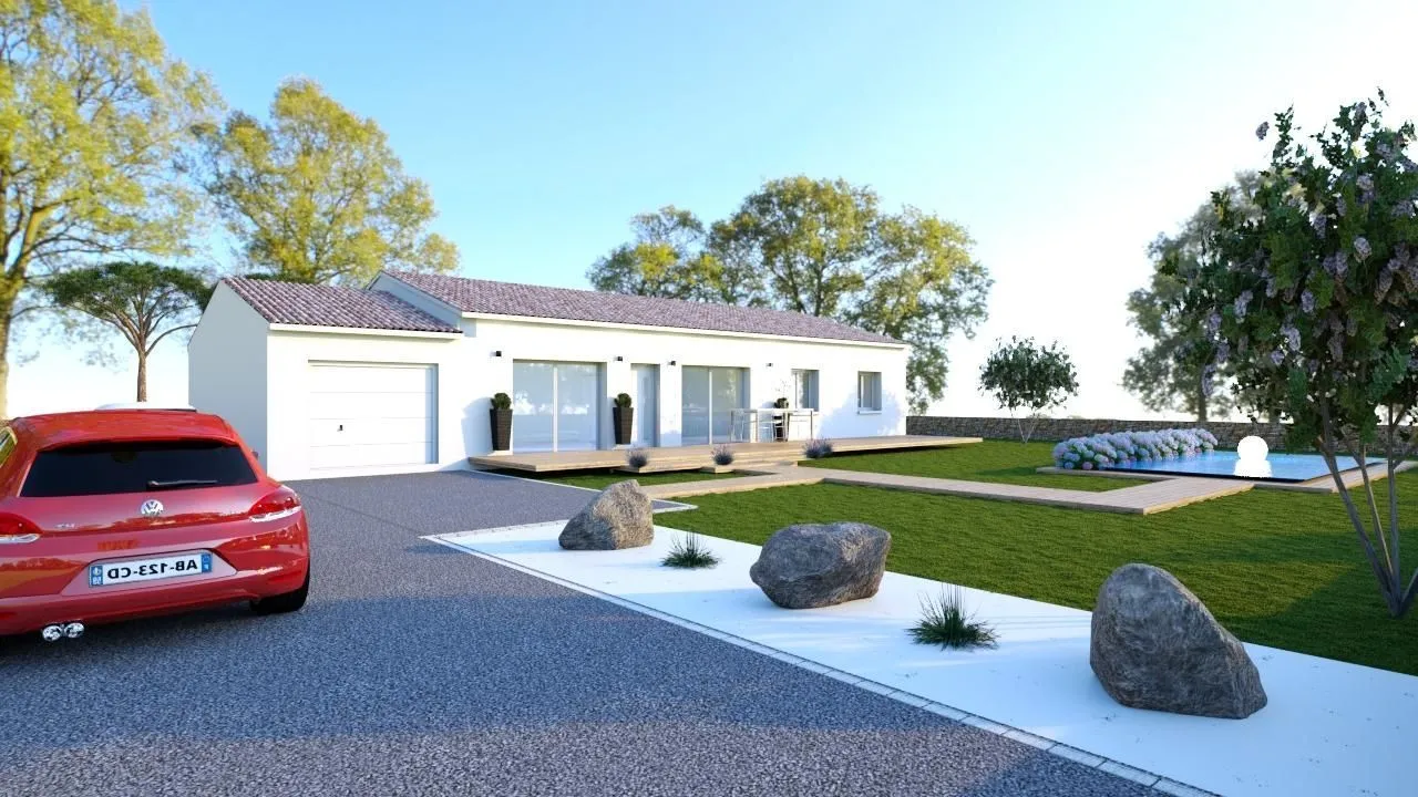Maison neuve 110 m² à Vacqueyras (84190)
