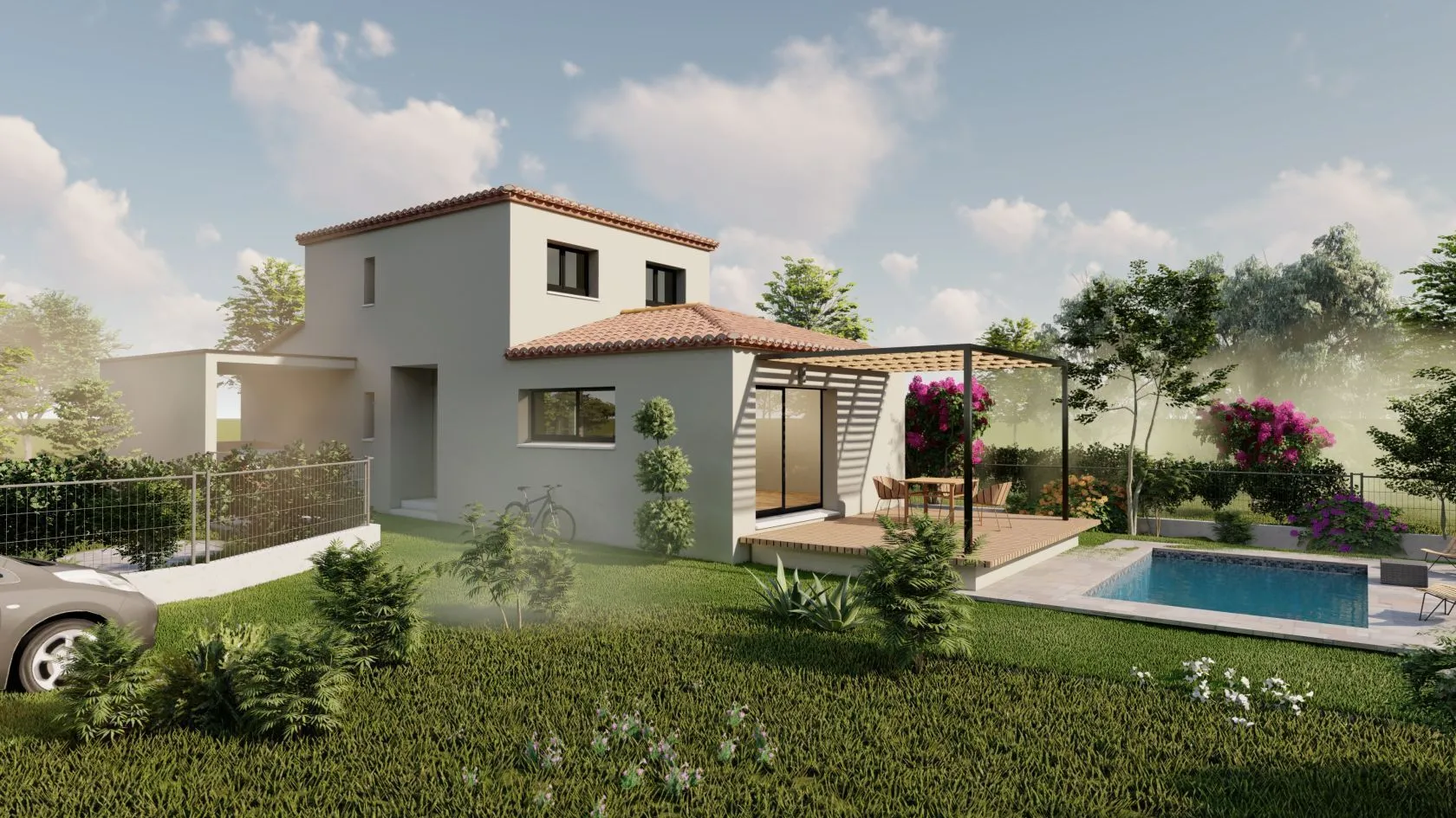 Maison neuve 110 m² à Prades-le-Lez (34730)
