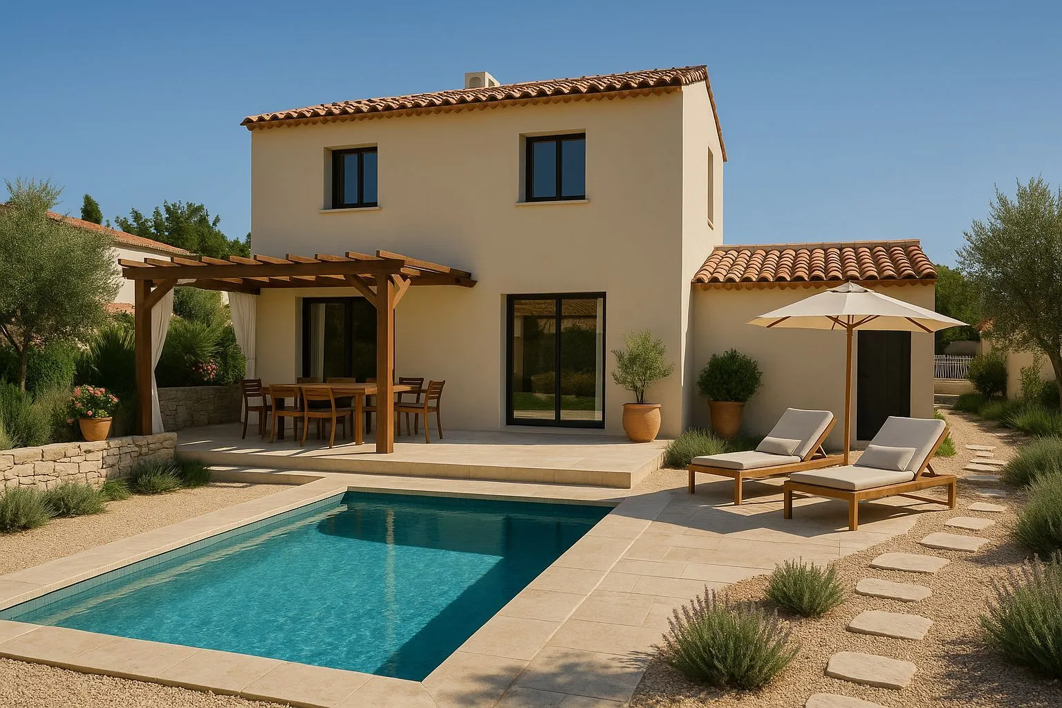 Maison neuve 90 m² à Saint-Brès (34670)