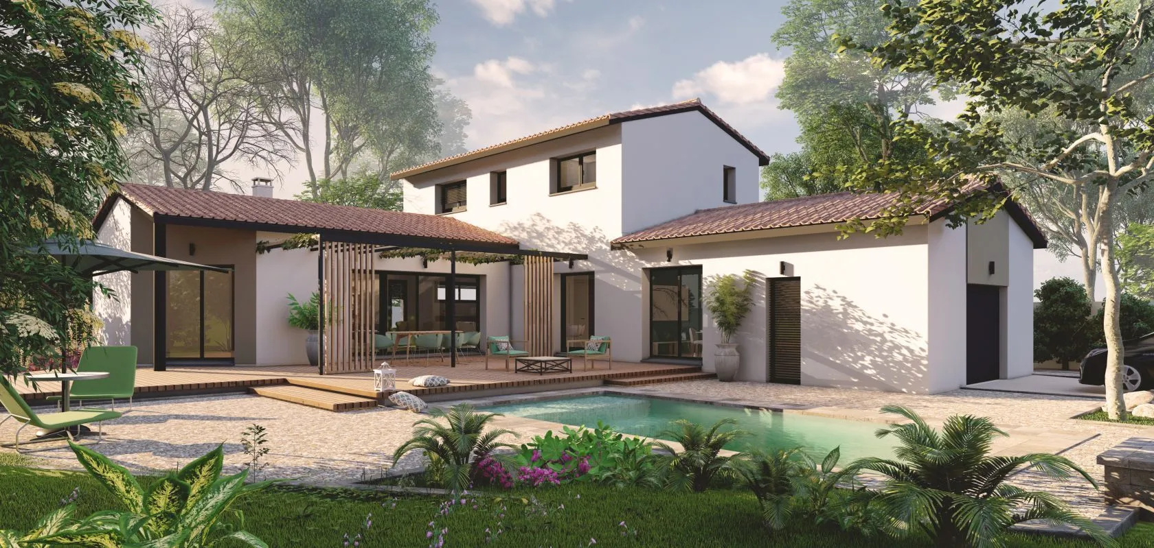 Maison neuve 140 m² à Brignac (34800)