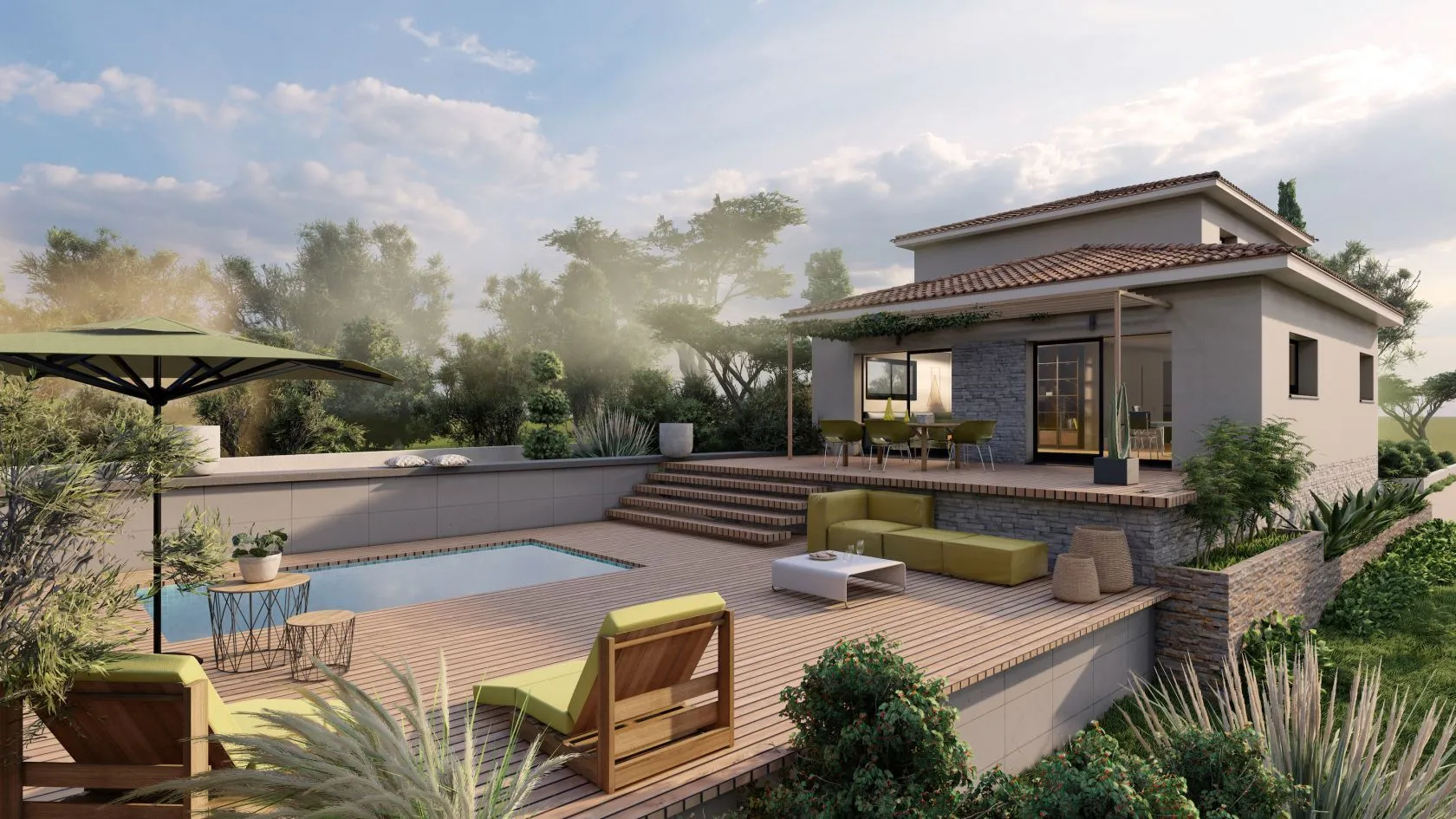 Maison neuve 145 m² à Brignac (34800)