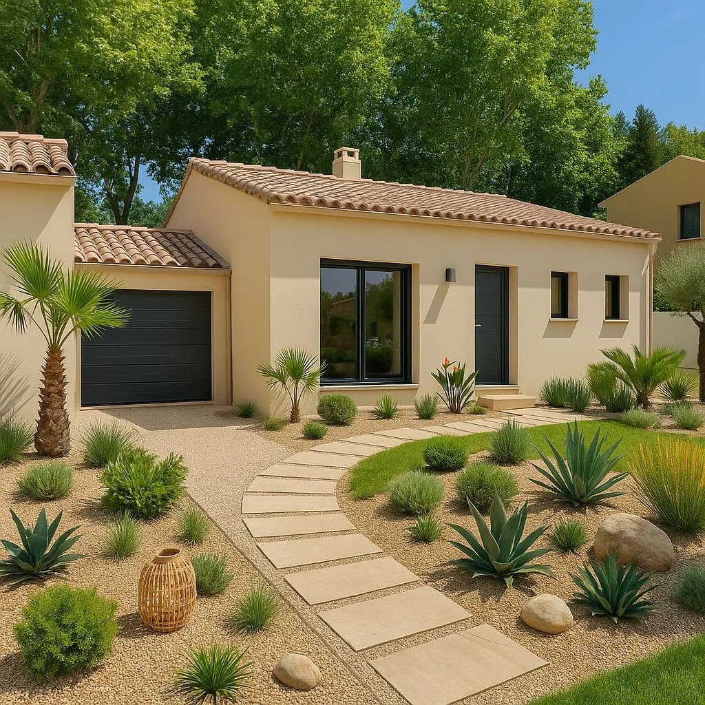Maison neuve 82 m² à Saint-Victor-la-Coste (30290)