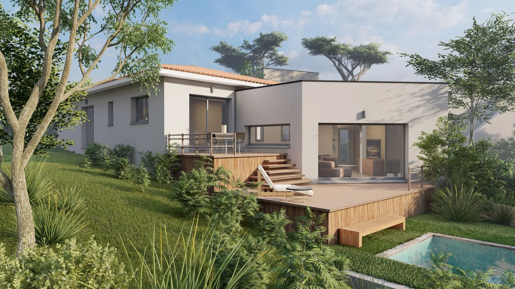 Maison neuve 140 m² à Cers (34420)
