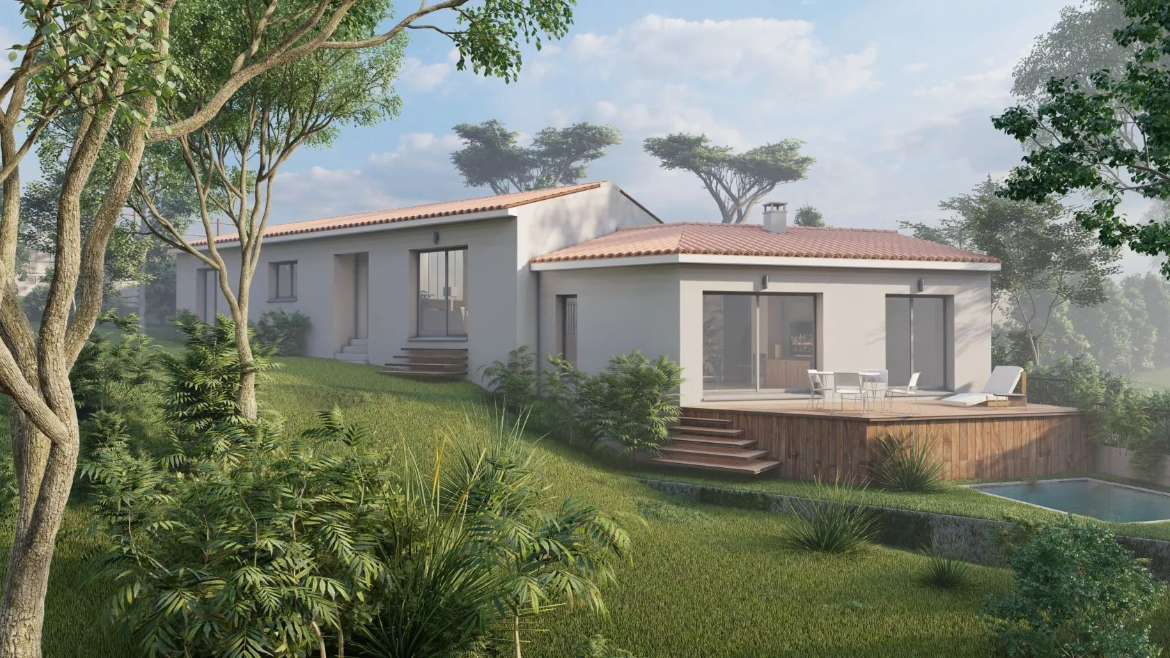 Maison neuve 140 m² à Cers (34420)