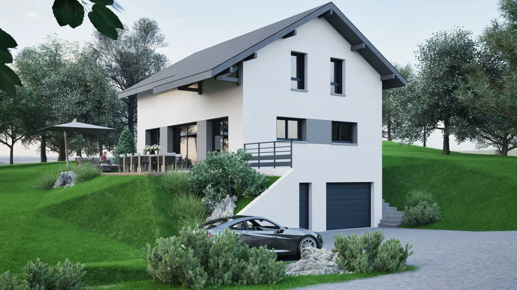 Maison neuve 124 m² à Cercier (74350)