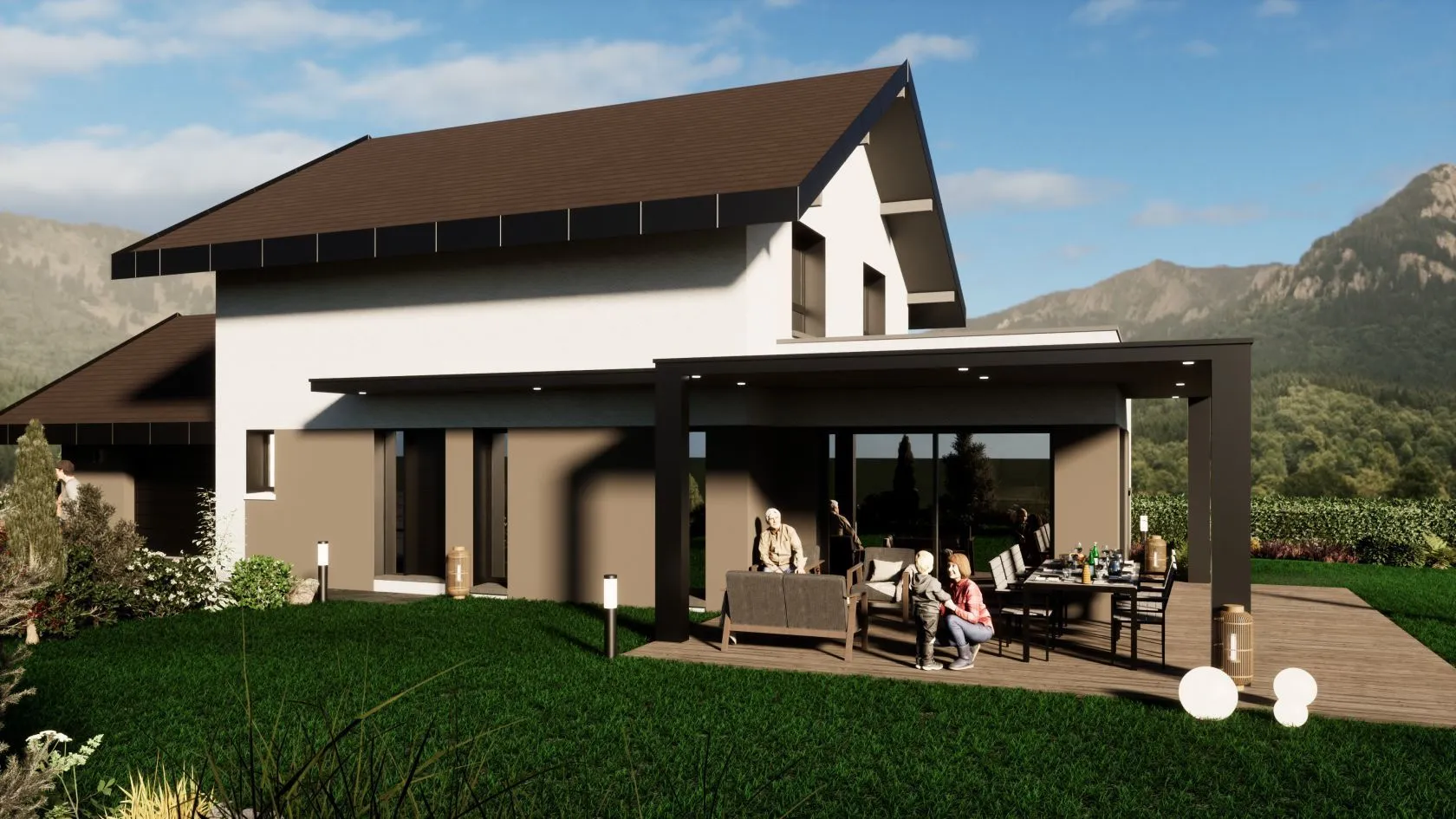 Maison neuve 130 m² à Saint-Jorioz (74410)