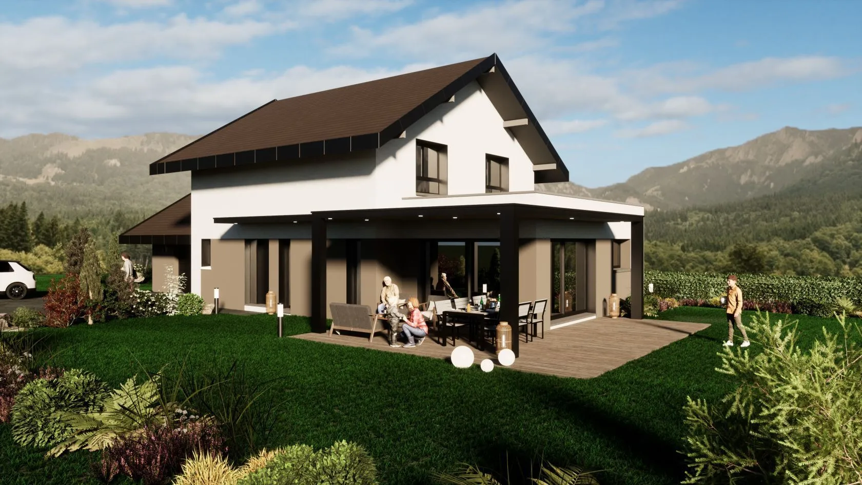Maison neuve 130 m² à Saint-Jorioz (74410)