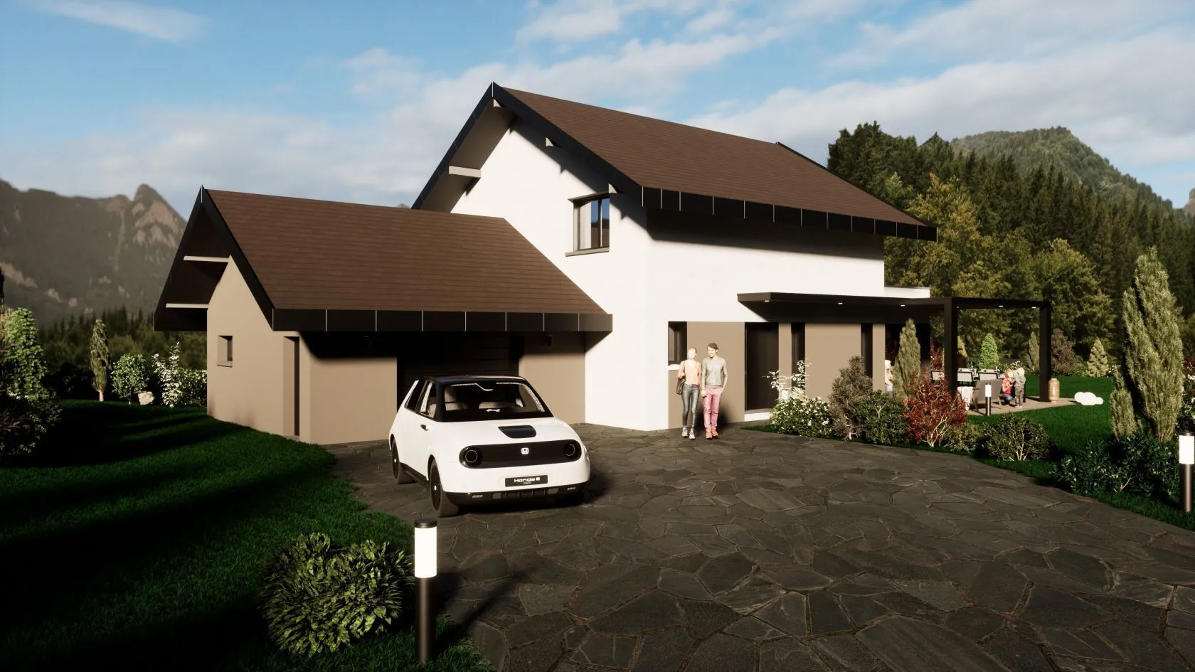 Maison neuve 130 m² à Saint-Jorioz (74410)
