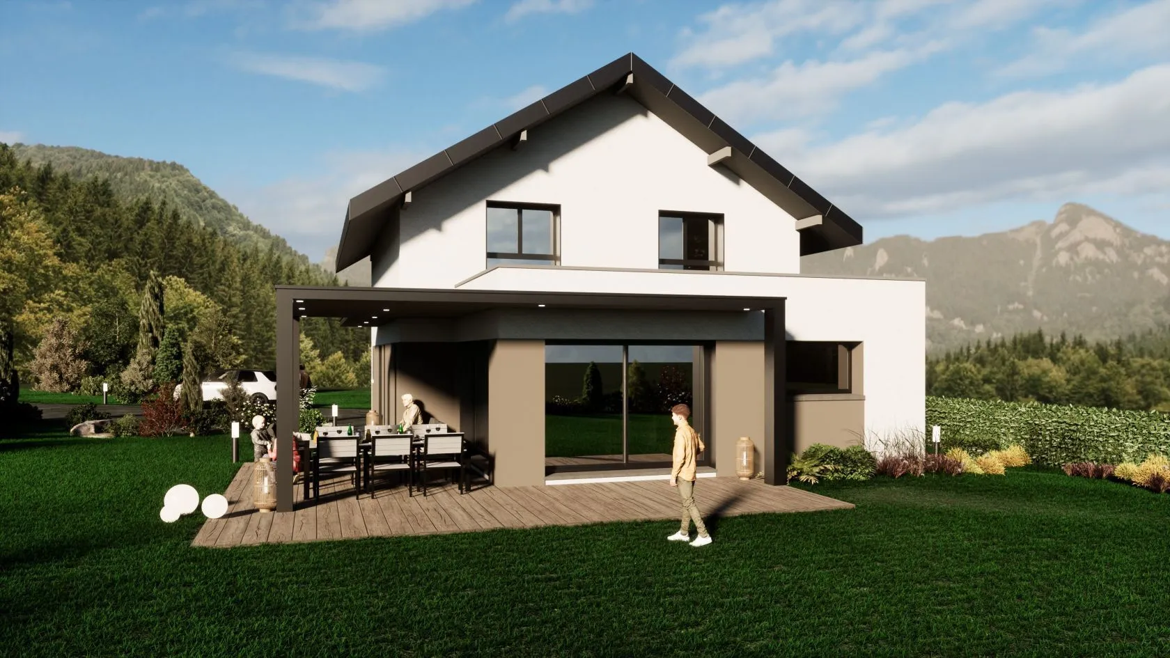 Maison neuve 130 m² à Saint-Jorioz (74410)