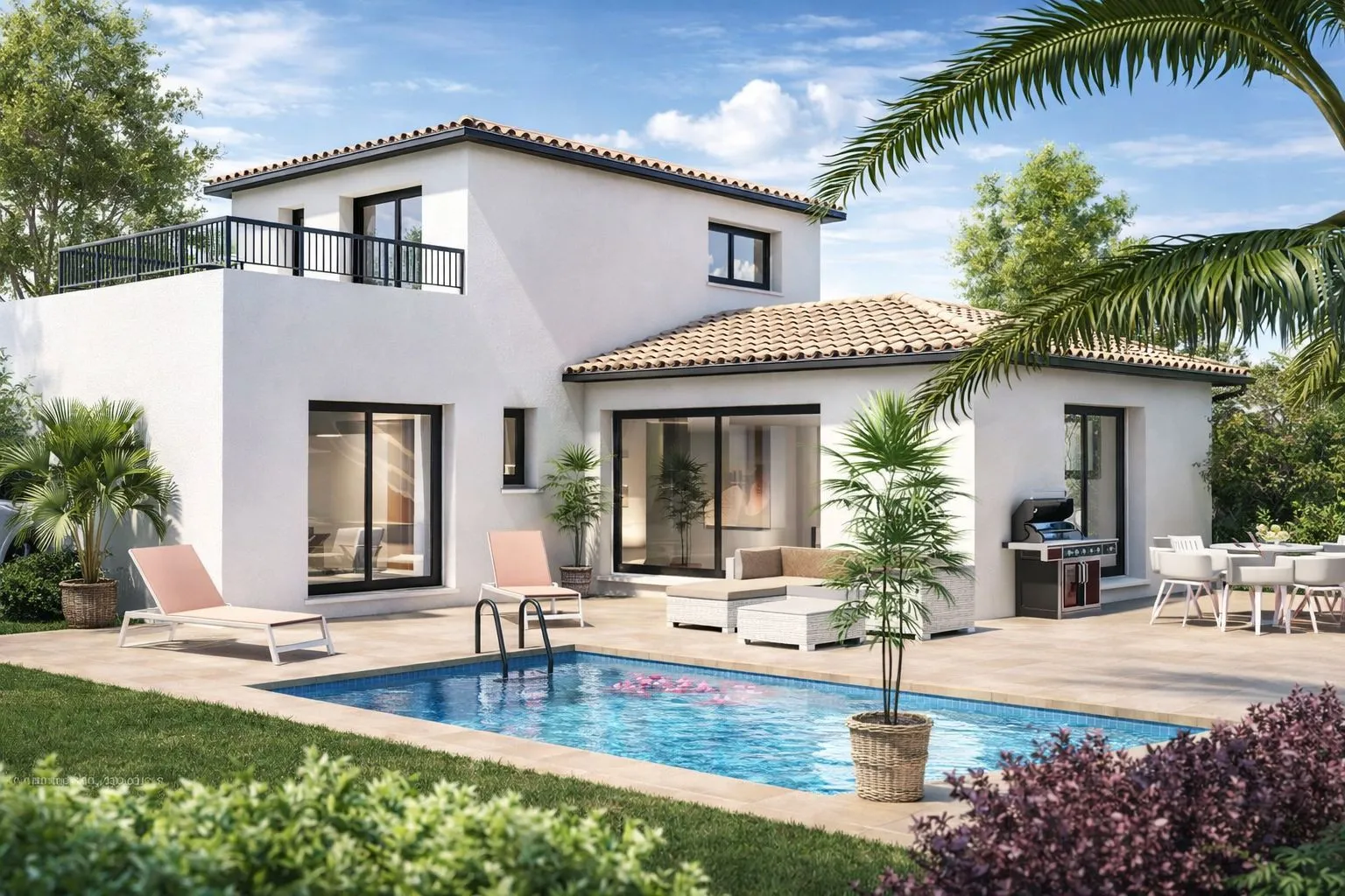 Maison neuve 106 m² à Mauguio (34130)