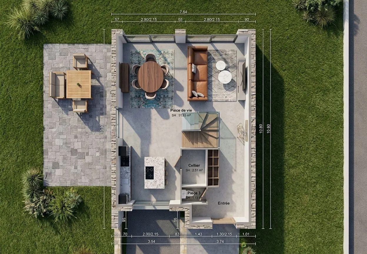 Maison neuve 125 m² à Villeparisis (77270)