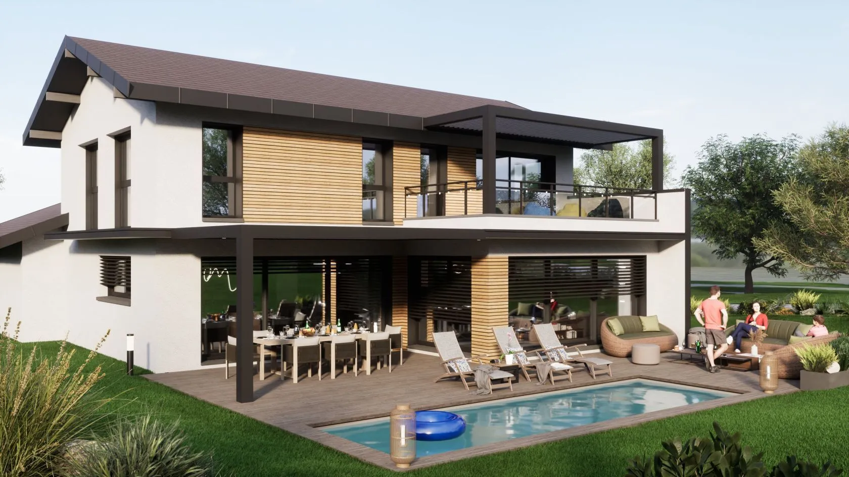 Maison neuve 153 m² à Collonges-sous-Salève (74160)