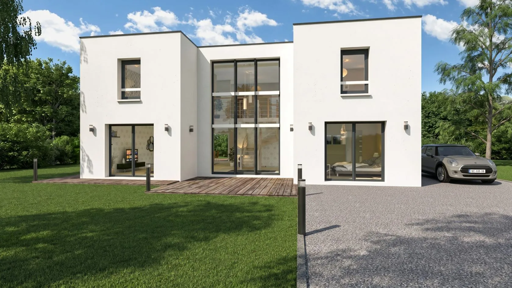 Maison neuve 90 m² à Thivars (28630)